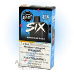 Bomb Blue Razz SIX 24K Disposable Vape Device by Flavour Beast - Image 5