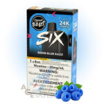 Bomb Blue Razz SIX 24K Disposable Vape Device by Flavour Beast - Image 4