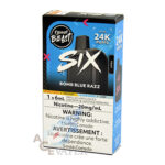 Bomb Blue Razz SIX 24K Disposable Vape Device by Flavour Beast - Image 2