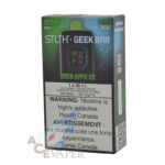 Green Apple Ice STLTH X Geek Bar Disposable Vape - Image 3