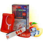 Juicy Peach Ice STLTH X Geek Bar Disposable Vape - Image 3