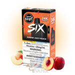 Jumpin' Juicy Peach SIX 24K Disposable Vape Device by Flavour Beast