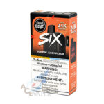 Jumpin' Juicy Peach SIX 24K Disposable Vape Device by Flavour Beast - Image 2