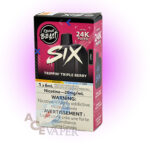 Trippin' Triple Berry SIX 24K Disposable Vape Device by Flavour Beast - Image 3