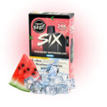 Weekend Watermelon Iced SIX 24K Disposable Vape Device by Flavour Beast