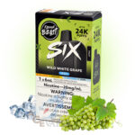 Wild White Grape Iced SIX 24K Disposable Vape Device by Flavour Beast